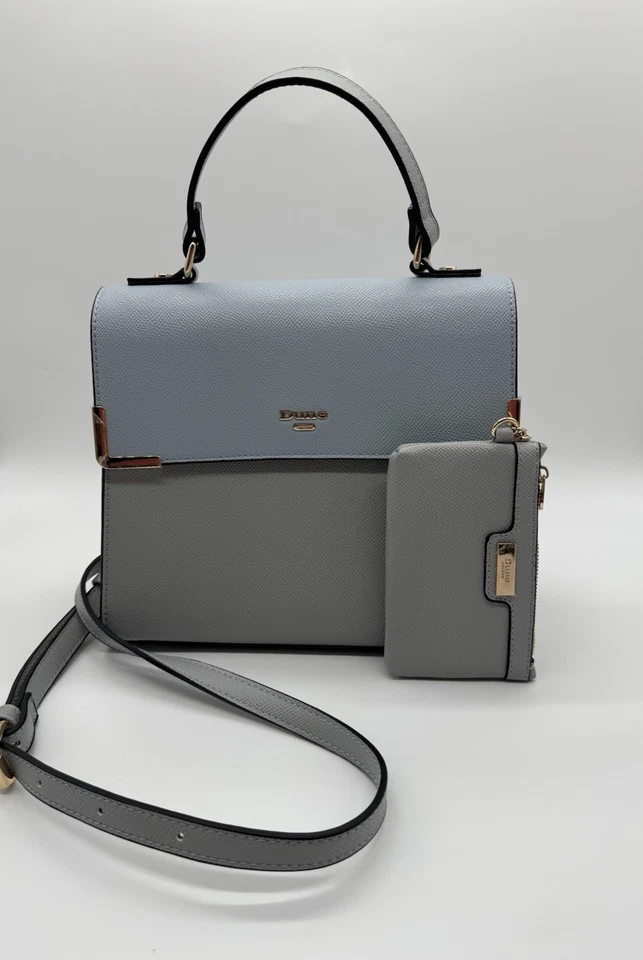 Dune London Tri Colored Handbag With Shoulder Strap And Coin Purse. Crossbody