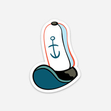3" Spongebob Sticker Krusty Krab Hat Vinyl Decal Matte Finish Nickelodeon