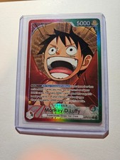 One Piece Monkey D Luffy (Alt Art Leader) OP13-001 Carrying On His Will MINT
