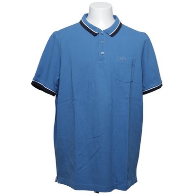 Walbusch, Poloshirt, Größe: 58, Blau, Baumwolle, Einfarbig, Herren #KwY