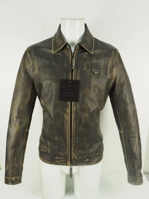 PHILIPP PLEIN HERREN BIKER ECHT LEDER JACKE JACKET NEU ORIGINAL 52 - Bild 1 von 4