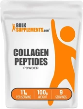 Unflavored Collagen Peptides Powder 3.5 Ounce Bovine Supplement For Health