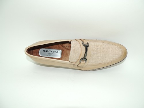 Kenneth Cole New York Men's Brock 2.0 Bit Loafers Beige Leather Size 10 M - Bild 5 von 6