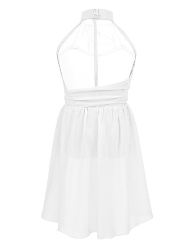 iEFiEL AU Kids Girls Halter Lyrical Dance Dress Sequins Ballet Leotard Skirts DE - Bild 91 von 182