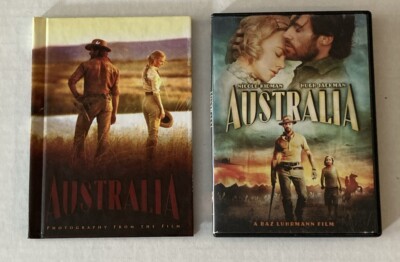 Australia 2-Pack includes DVD and Book 2009 Hugh Jackman Nicole Kidman VGC