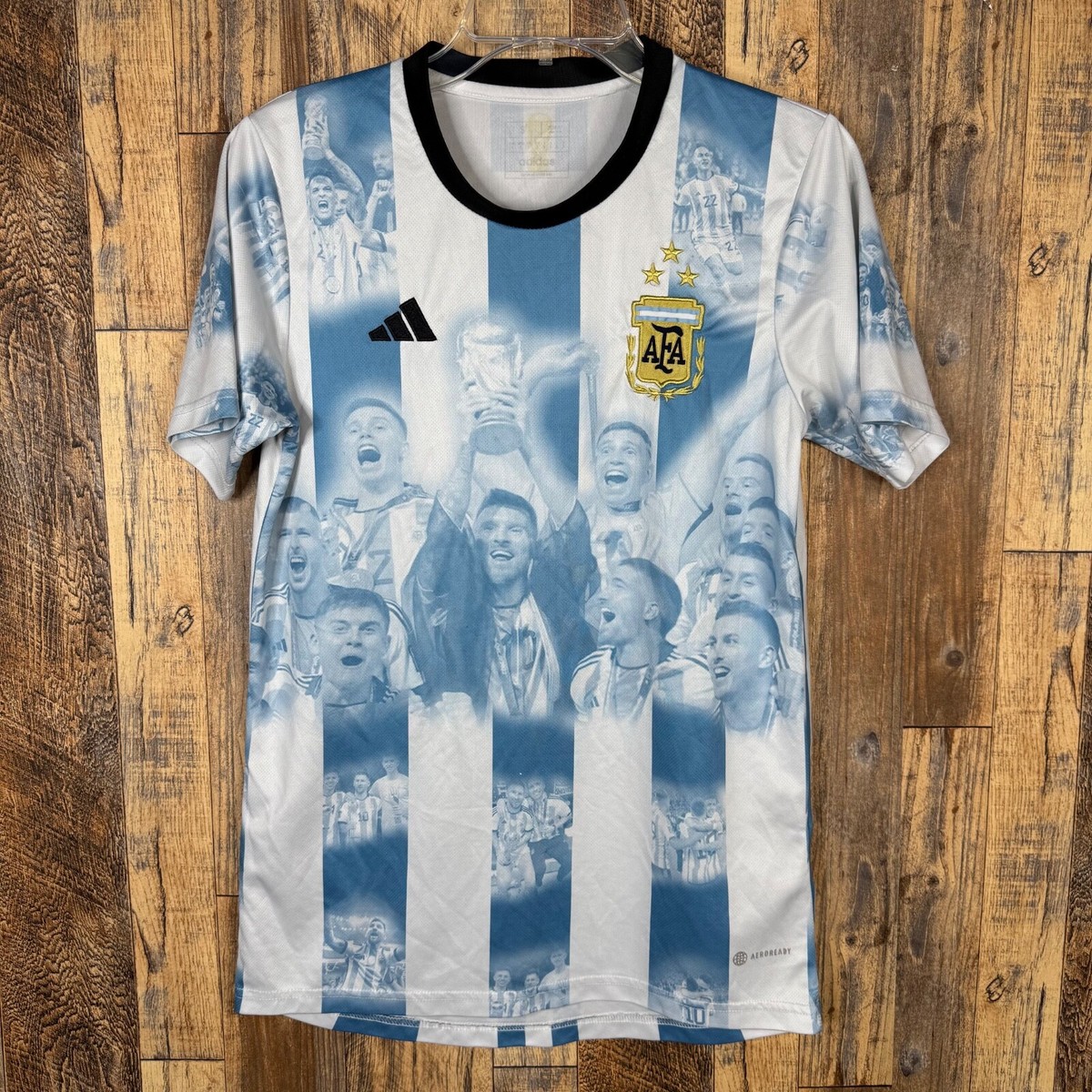 Argentina 2022 WC Campeon Soccer Football Jersey Adidas HS5184