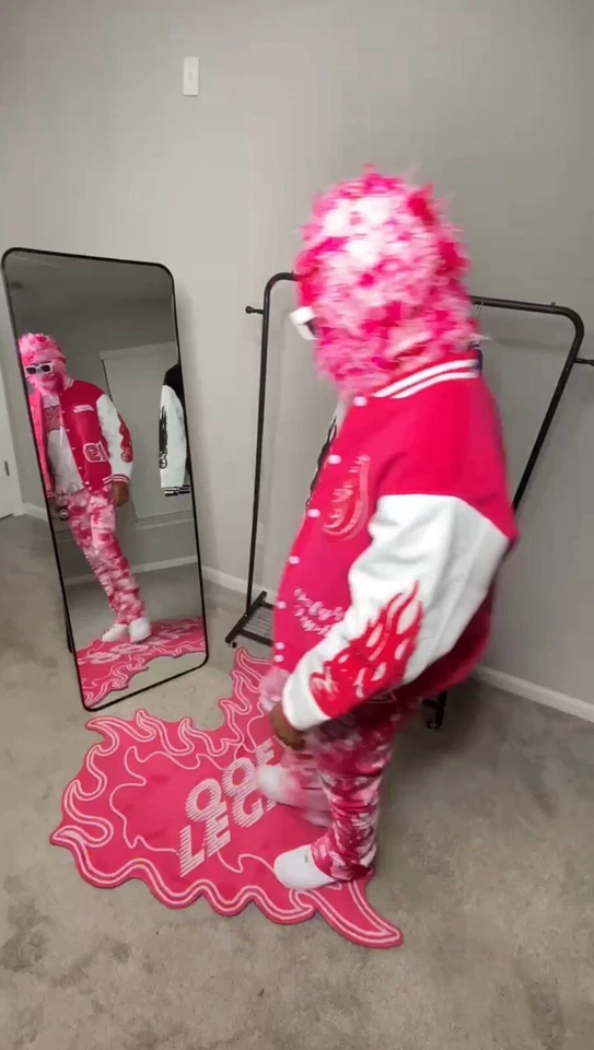 Chaqueta Universitaria “Heart on Flames” (Unisex) Foto 3 de 4