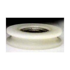 10mm Bore Bearing with 35mm Round Nylon Pulley U Groove Track Roller Bearing 10x