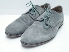 Topman Mens Grey Suede Shoes Leather upper Lace up UK 8 EU 42