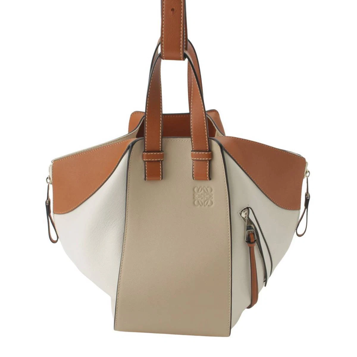 Loewe Hammock Handbag Canvas/Leather Women's