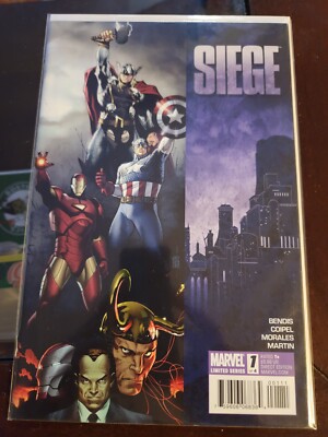 Siege #1 MARVEL COMIC BOOK 8.0 V19-53
