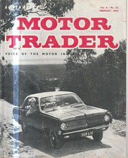 MEMORABILIA ,AUSTRALIAN MOTOR TRADER MAGAZINE , FEBRUARY 1965
