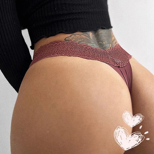 6 Packungen Set Sexy Damen Seamless Höschen Tangas G String Spitze Slip Intim - Bild 3 von 24