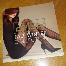 OMSA catalog book depliant ventaglio F/W A/I calze hosiery collant legwear sexy