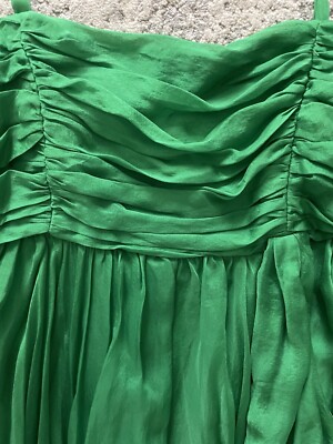 slim fit dress slacks Alice + Olivia Fifi Sequin Dress in Green Tea