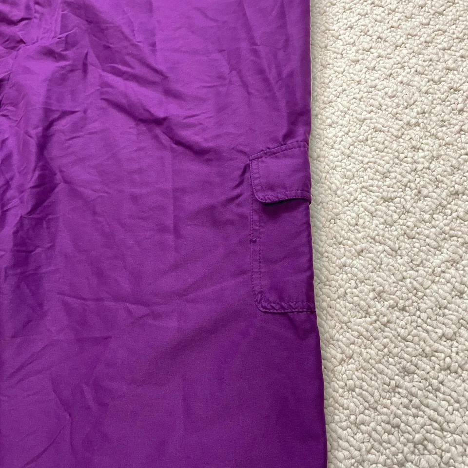 Pantalones deportivos Liz Me para mujer 4X púrpura ligero elástico cintura forrados 50x29 Foto 3 de 4