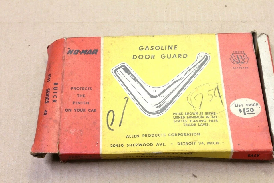 Хромированная защита двери бензина NO*MAR для 1951 Buick Series 40 - Изображение 3 из 3