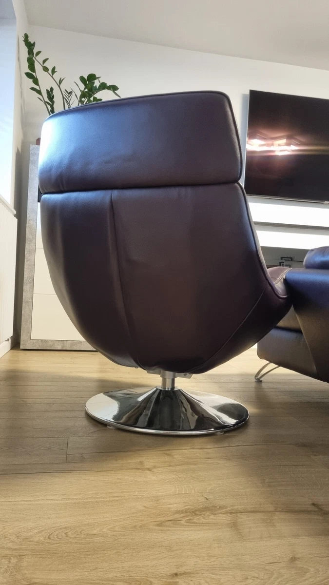 Salvador leather swivel chair deals