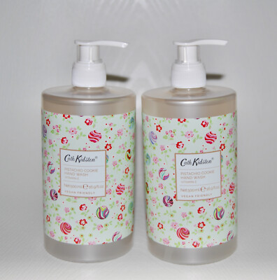 2X Cath Kidston Pistachio Cookie Scented Hand Wash 500mL ea
