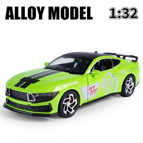 1:32 Ford Mustang Shelby GT500 Aleación Modelo Coche Diecast Sonido Luz Vehículo de Juguete - Imagen 6 de 21