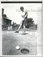 1961 Press Photo Betsy Rawls at Women's Open Championship Springfield NJ