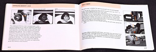 Original Pentax P30 User Manual 1985 Edition - Excellent - Picture 3 of 3