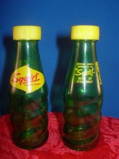 Vintage Salt & Pepper 2 Piece Set "SQUIRT BOTTLES" 4.5" X 1.25" Made in Mexico!!