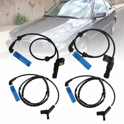 4 ABS Wheel Speed Sensor Front Rear Left+Right für BMW 325CI 325I 330CI 330I M3