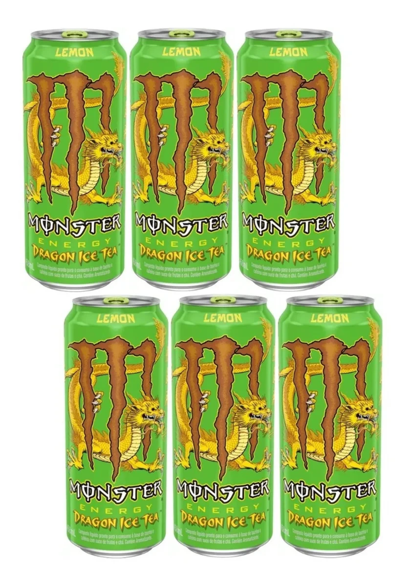 Monster Energy DRAGON ICE TEA Rare Brazilian version - 6 Pack | eBay