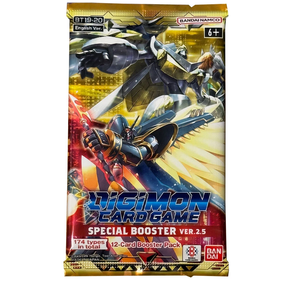 BANDAI Digimon Card Game - Special Booster Ver. 2.5 - 1 Booster - Englisch
