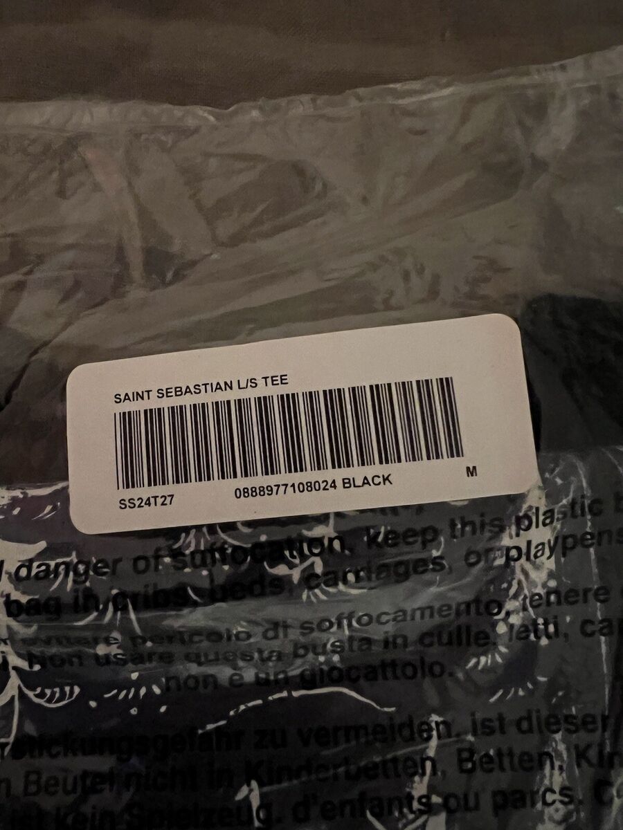 Supreme Saint Sebastian Long Sleeve Tee SS24 Black Brand New Supreme Saint Sebastian Long Sleeve Tee SS24 Black Brand New