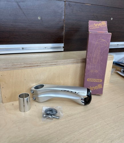 Cinelli Groove Stem 26.0 Grey Vintage Threadless 1" or 1-1/8" Bike NOS - Picture 3 of 4