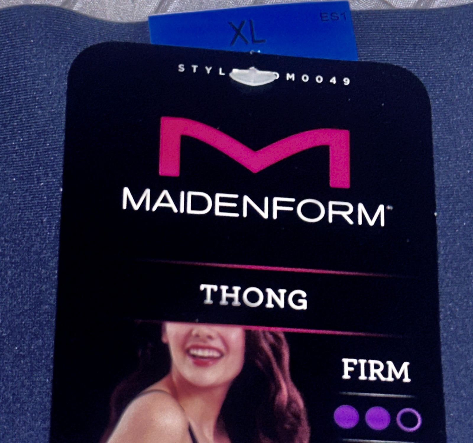 MAIDENFORM Cool Comfort Tame Your Tummy Lace Thong Control Panty Sz S M L XL 2XL