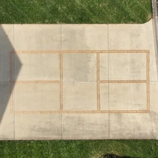 Murray Sporting Goods Premium Pickleball Court Marking Kit