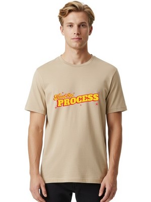 Trust-The-Process-1 Mens Graphic Tee,100% Cotton,Casual Summer Wear