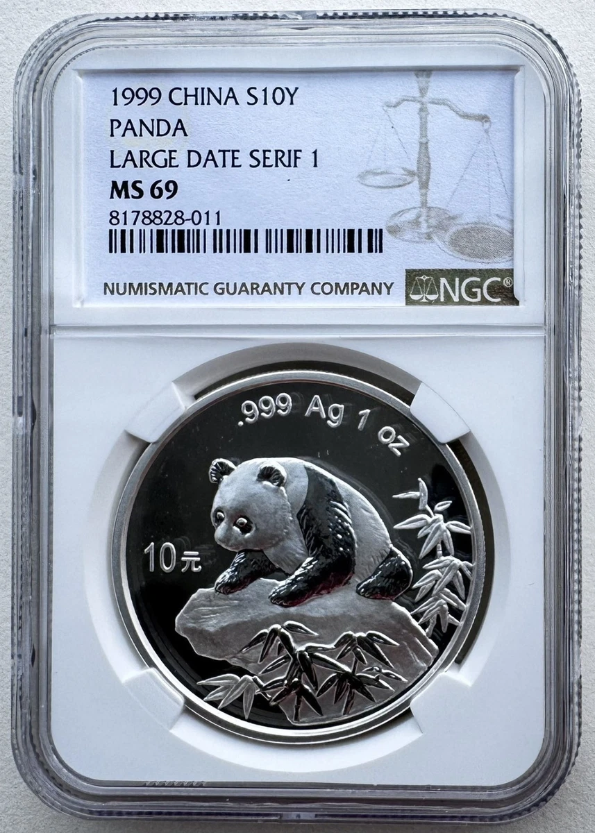 Silver 1999 Republic of China Coins (1949-Now) for People for sale