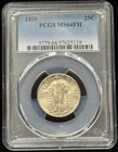 PCGS MS64 FH 1930 US Standing Liberty Quarter Silver Coin 25C-139