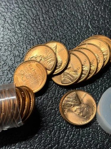 1952-D ROLL  50 GEM BU++ LINCOLN WHEAT PENNIES #2