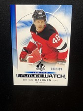 24-25 UD SP Authentic Hockey Blue Future Watch 128 Brian Halonen /399