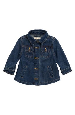 Baby Girls  Urban Republic $65 100% Cotton Medium Blue Wash Denim Jacket NWT
