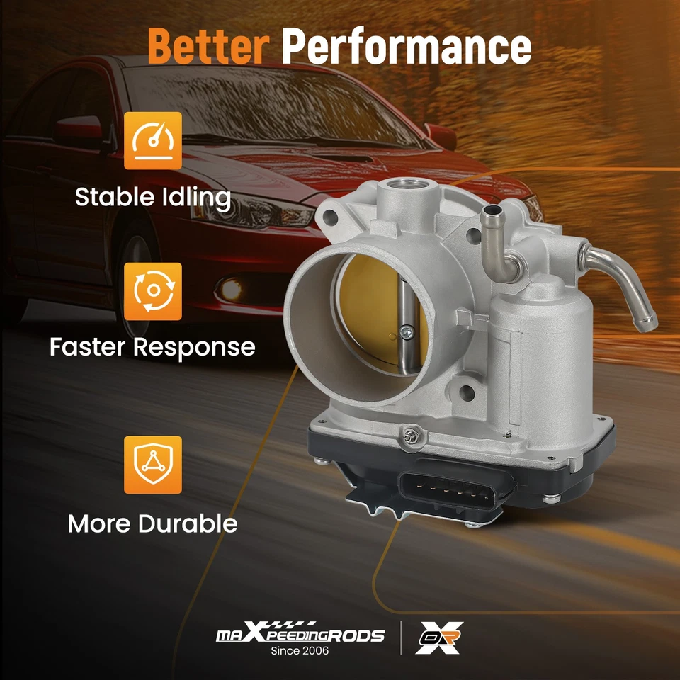 Throttle Body for Mitsubishi Lancer 2.0L 2008 2009 2010 2011 2012 Outlander 2.4L - Image 3 of 4