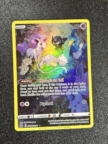 Mew Crown Zenith: Galarian Gallery GG10/GG70 Near Mint Condition