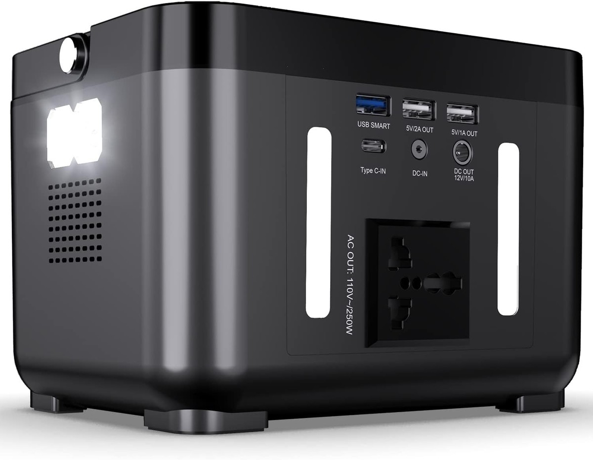 DBPOWER BS200A Portable Power Station 110V / 250W (350W peak