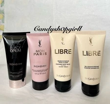 4x YSL Black Opium/Mon Paris Body Lotion/Libre Body Balm/Libre Shower Gel 50ml
