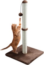 Dimaka 34" Tall Ultimate Cat Scratching Post, Claw Scratcher with Sisal Rope an