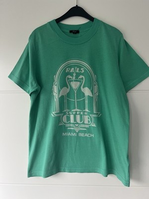 Rails Boyfriend T-Shirt Gr. S grün