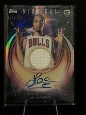 2025 Topps Midnight Basketball Noa Essengue /199 Rookie Jersey Autographs (KH2