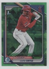 2024 Bowman Sapphire Edition Chrome Prospects Green /99 Capri Ortiz #BCP-73 9hx