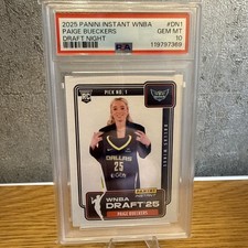 2025 Panini Instant WNBA Paige Bueckers Draft Night Rookie RC #DN-1 PSA 10 🔥