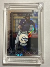 2025 Topps Charlie Blackmon DUAL GAME USED PATCH BALL 01/05 Ball Star Fusion